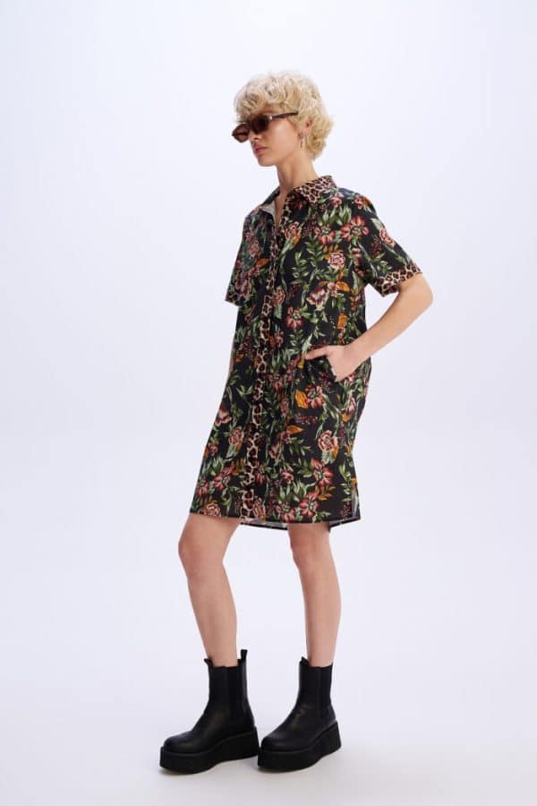 Midi Shirtdress Mystic Dawn stellarstore.gr Stellar