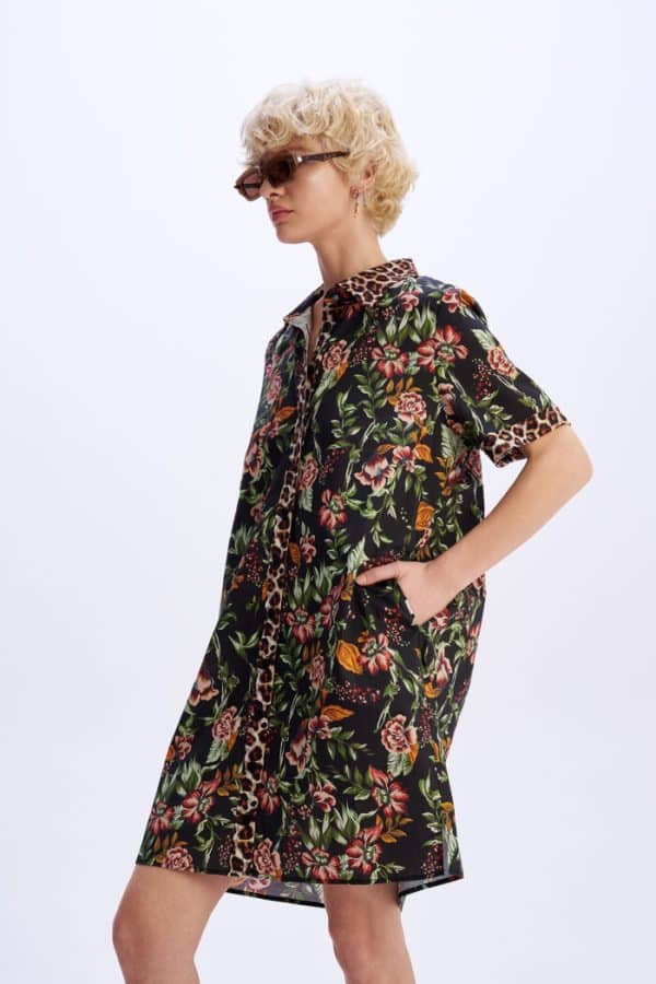 Midi Shirtdress Mystic Dawn stellarstore.gr Stellar