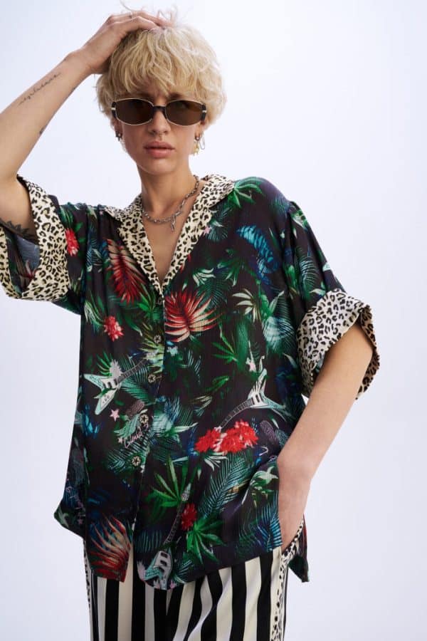 Floral Shirt Sabotage stellarstore.gr Stellar