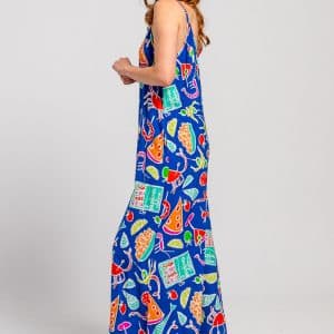 Wide leg Jumpsuit Blue Tapas stellarstore.gr Stellar
