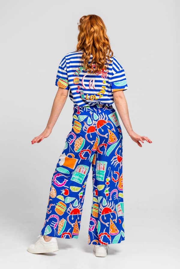 Straight Pants Blue Tapas stellarstore.gr Stellar