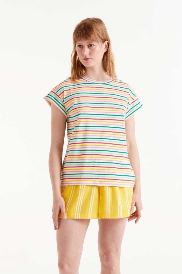 Striped T shirt Soju stellarstore.gr Stellar