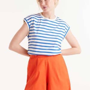 Blue Striped T Shirt stellarstore.gr Stellar