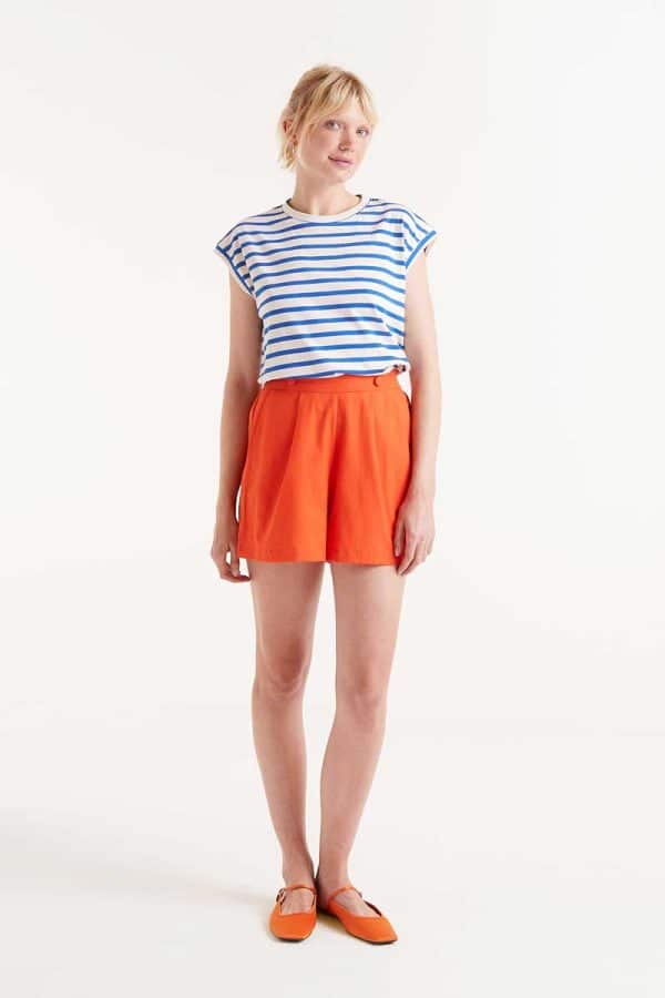 Blue Striped T Shirt stellarstore.gr Stellar