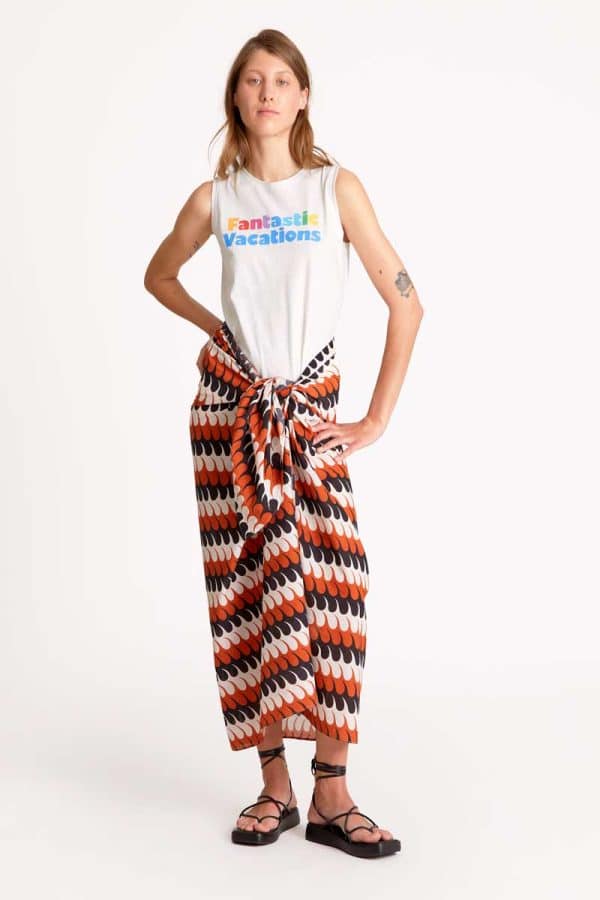 Summer Print Sleeveless Shirt stellarstore.gr Stellar