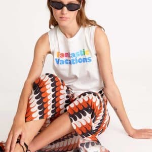 Summer Print Sleeveless Shirt stellarstore.gr Stellar