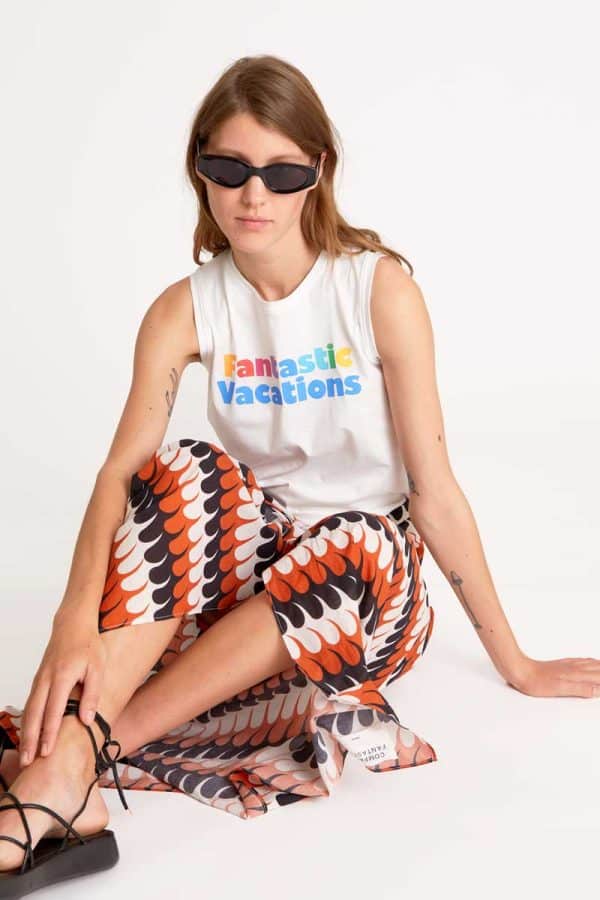 Summer Print Sleeveless Shirt stellarstore.gr Stellar