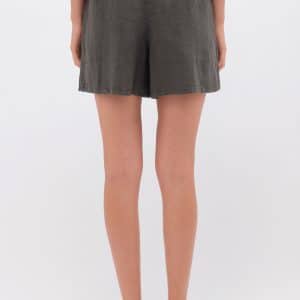 Relaxed Linen Bermuda Khaki stellarstore.gr Stellar