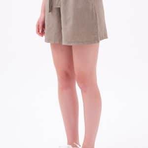 Relaxed Linen Bermuda Taupe stellarstore.gr Stellar