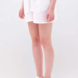 Relaxed Linen Bermuda White stellarstore.gr Stellar