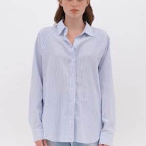 Oversized Striped Shirt stellarstore.gr Stellar