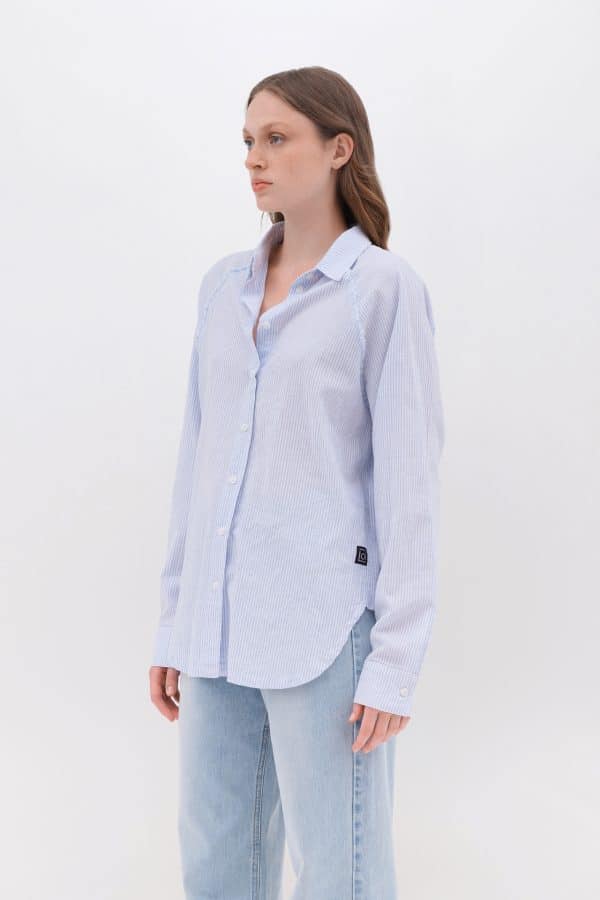 Oversized Striped Shirt stellarstore.gr Stellar
