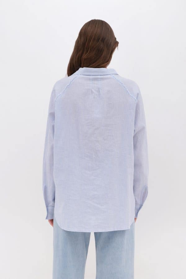 Oversized Striped Shirt stellarstore.gr Stellar