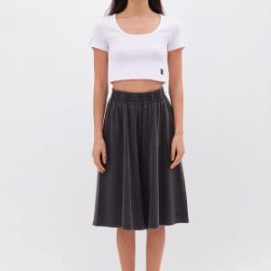 Relaxed Long Sweatbermuda Vintage Black